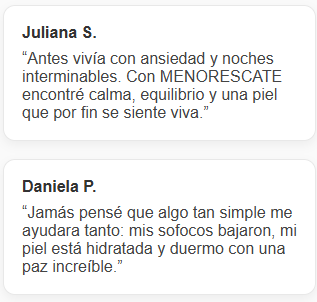 ¿RESEQUEDAD, SOFOCOS, INSOMNIO Y ESTRES? - MenoBalans